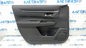 Door trim card front left Honda CRV 23- leather black, broken fastening