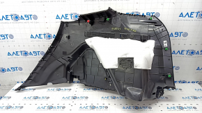 Left arch trim Honda CRV 23 - black, turned white, plastic, worn