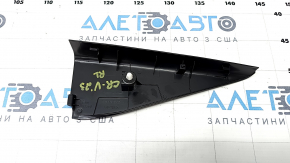 Door trim side triangle rear left Honda CRV 23-inner, black