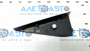 Door trim side triangle rear right Honda CRV 23-inner, black
