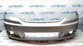 Bare front bumper Dodge Journey 11- SE silver, dent, scratches, non-standard holes