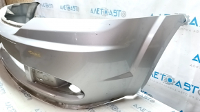 Bare front bumper Dodge Journey 11- SE silver, dent, scratches, non-standard holes