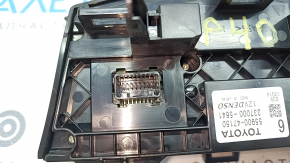 Climate control Toyota Prius V 12-17 scratches, broken guide