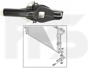 Radiator bracket lower right Audi A4 B8 08-16 2.0T