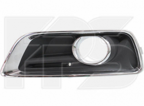 Bumper grille left Chevrolet Malibu 13-15 under fog lights