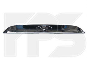 Upper trunk door molding without emblem Ford Escape MK3 13-16 pre-restored for camera, chrome