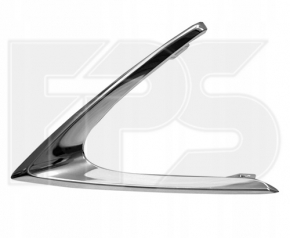 Molding chrome frame fog light left Lexus RX350 RX450h 16-19