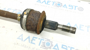Drive axle rear left Ford Edge 19 - rusty, defective thread of outer CV joint