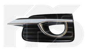 Fog light frame left Infiniti Q50 14-17