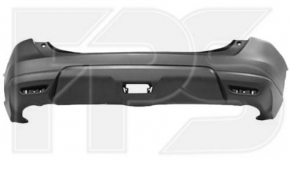 Bare rear bumper Nissan Rogue 17 - without parking sensors