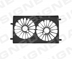 Diffuser radiator shroud bare Chrysler 200 11-14 2.4