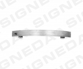 Jeep Cherokee KL 14-18 Front Bumper Reinforcement Aluminum, Tow Hook, Without Radar, Short Tines