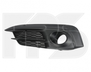 Bumper grille left Honda Civic X FC 16-18 under fog lights
