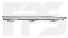 Rear bumper molding left Honda CRV 17-22 chrome