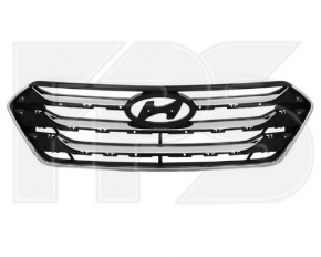 Radiator grill assembly Hyundai Santa FE Sport 13-16 prerest without emblem