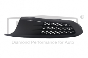 Front bumper grille side left VW Jetta 11-14 USA without fog lights