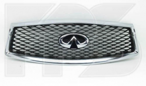Radiator grill grill Infiniti Q50 14-17 without emblem