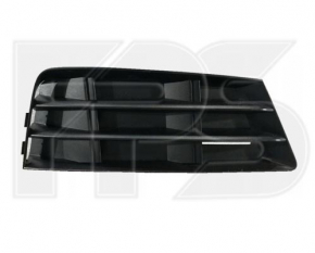 Front bumper grille left Audi A4 B9 17-19 without radar, matte