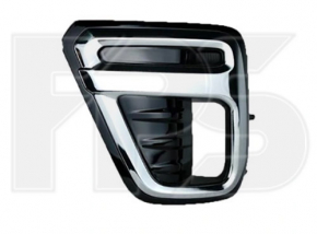 Fog light frame left Subaru Forester 19- SK led chrome