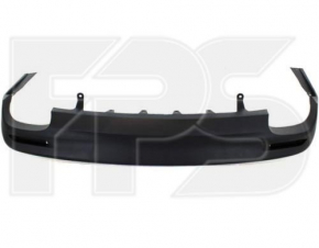 Rear bumper lip Toyota Avalon 13-18 3.5 for 2 pipes