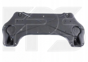 Rear engine guard Toyota Highlander 08-10