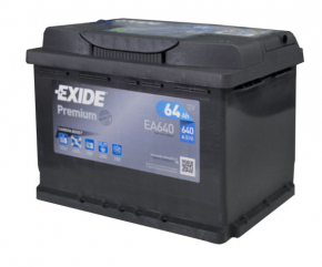 Battery 12v GMC TERRAIN 10-17 65Ah 640A Euro +-Reverse EXIDE