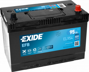 Battery 12v LEXUS NX 200t/300/300h 15-21 hybrid 95Ah 800A Asia +-Reverse EXIDE