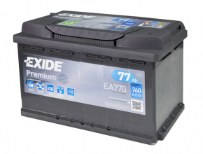 Battery 12v MINI COOPER COUNTRYMAN R60 10-16 77Ah 780A Euro +-Reverse EXIDE