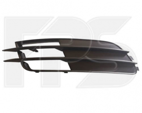 Front bumper grille left Audi A6 C7 12-15 without plug