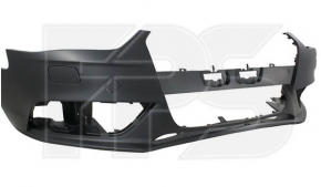 Bare front bumper Audi A4 B8 13-16 rest for headlight washers