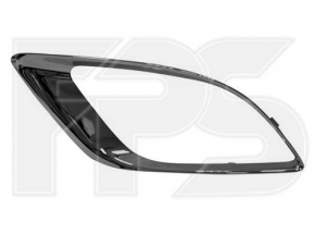 Molding chrome frame fog light left Dodge Durango 14-20 large