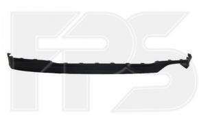 Lower trim of rear bumper Hyundai Sonata 18-19 for 1 pipe