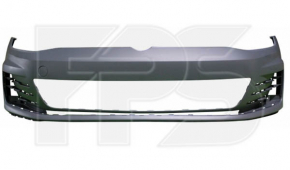 Bare front bumper VW Golf 15-17 for parking sensor