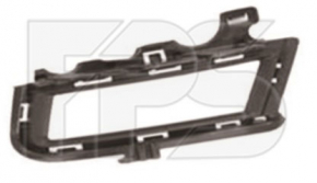 Bumper grille left VW Golf 15-17 without chrome, under fog lights