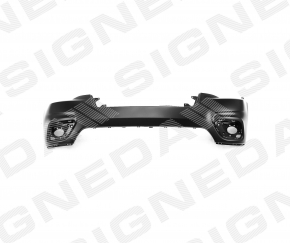 Front bumper bare upper part Jeep Cherokee KL 19-21 without parking sensors, without plug towing hook SIGNEDA