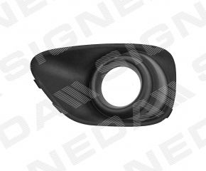 Right fog light frame Jeep Compass 11-16 structure SIGNEDA