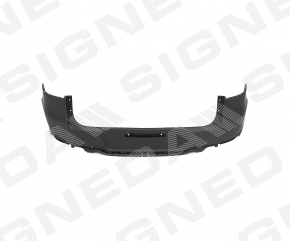 Bare rear bumper VW Tiguan 12-17 rest upper part SIGNEDA