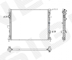 Radiator cooling water Lincoln MKX 16- 3.7 SIGNEDA