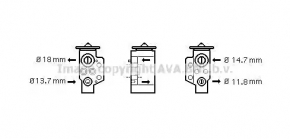 Air Conditioner Heater Valve VW Passat b7 12-15 USA AVA