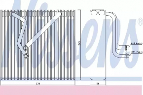 Heater radiator stove VW Tiguan 09-17 NISSENS