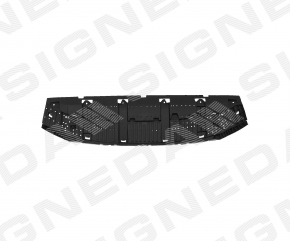 Front bumper protection central Audi Q3 8U 16-17 for one-piece bumper SIGNEDA