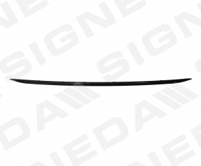 Rear bumper molding BMW 3 F30 4d 12-15 black SIGNEDA