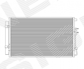 Air conditioner radiator condenser Hyundai Santa FE Sport 13-18 2.4 SIGNEDA