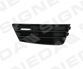 Front bumper grille right Audi A4 B9 17-19 without radar, mat SIGNEDA