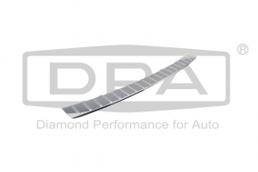 Upper rear bumper trim VW Touareg 11-17 chrome DPA
