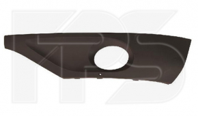 Front bumper lip trim for fog lights left VW Touareg 11-14 FPS