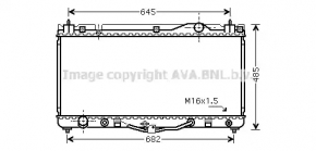 Radiator cooling water Lexus ES300 ES330 AVA