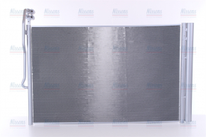 Air conditioning radiator condenser Porsche Cayenne 958 11-17 NISSENS