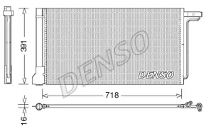 Air conditioning radiator condenser Ford Focus mk3 11-14 2.0 prerest DENSO