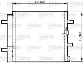 Air conditioning radiator condenser Audi Q5 8R 13-16 hybrid VALEO